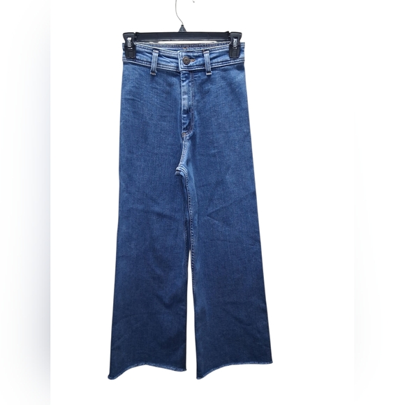 Zara Denim - NWOT HIGH RISE Women's Flare Blue Jeans